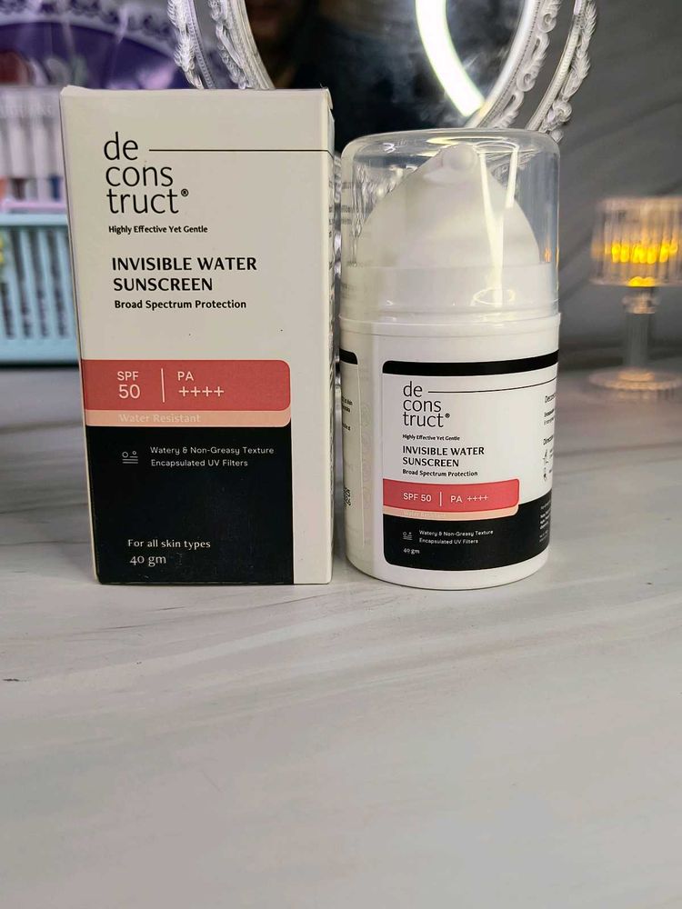 Deconstruct Invisible Water Sunscreen