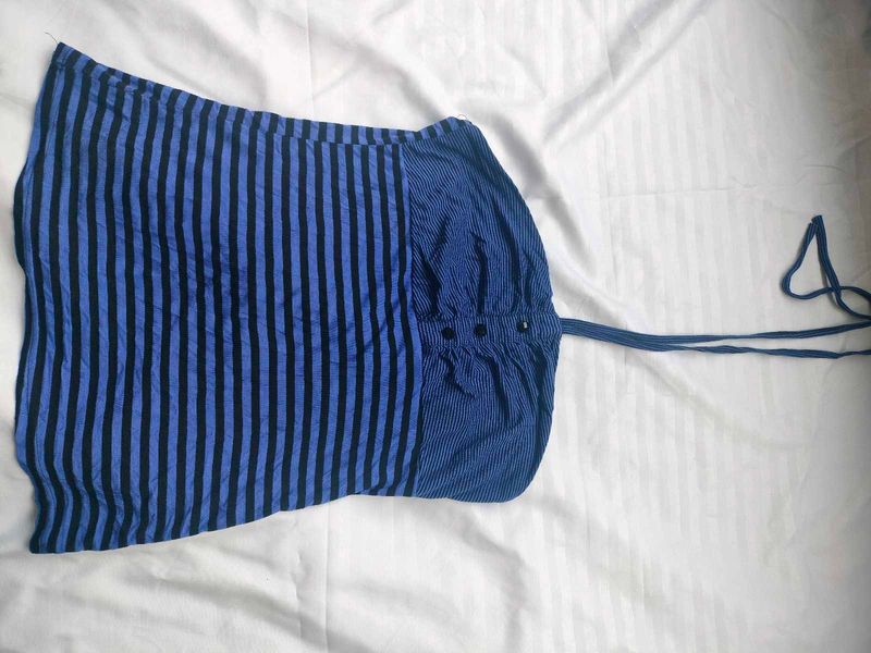 Striped Blue Top