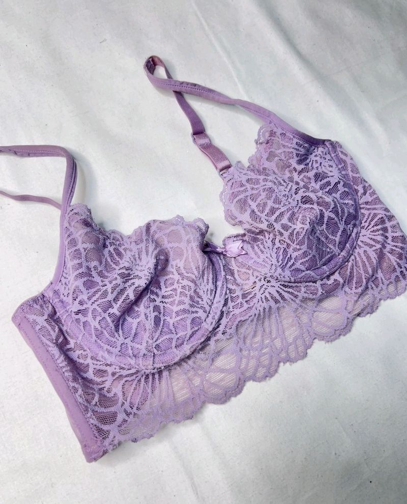 Lilac Lace bralette