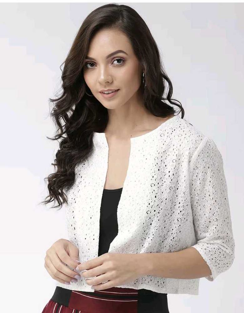 White Lace Shrug