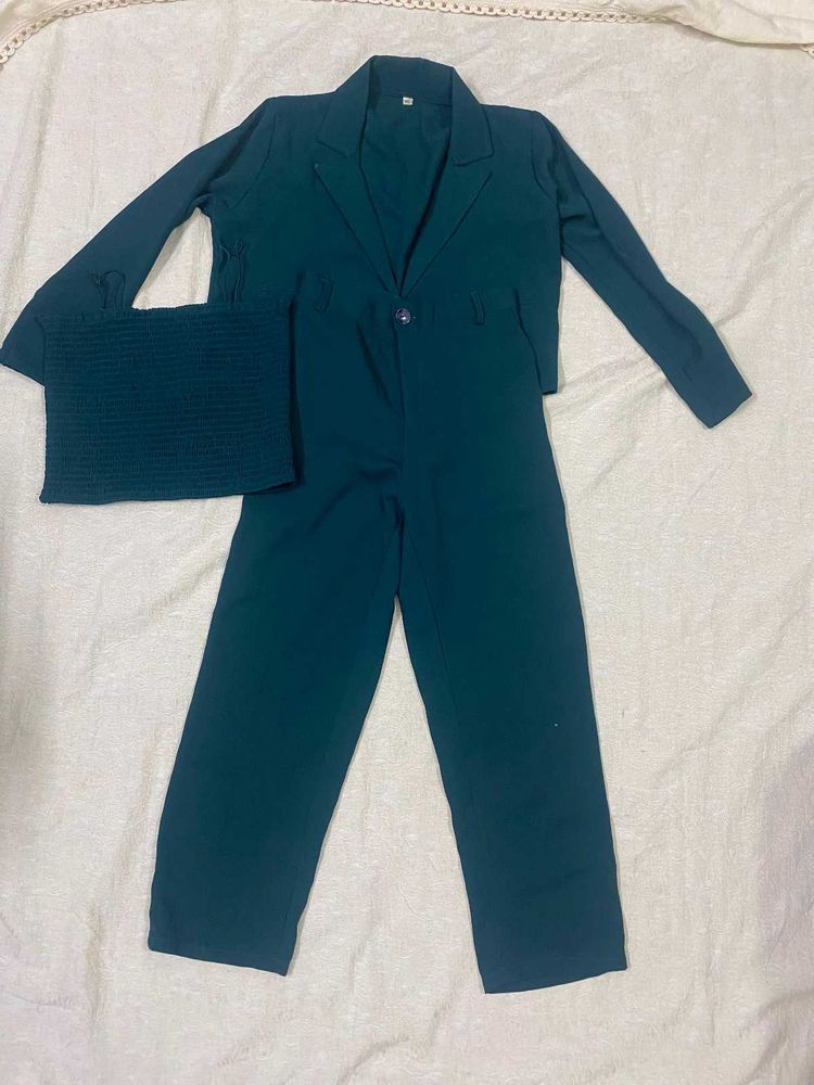 Green 3-Piece Co-ord Set