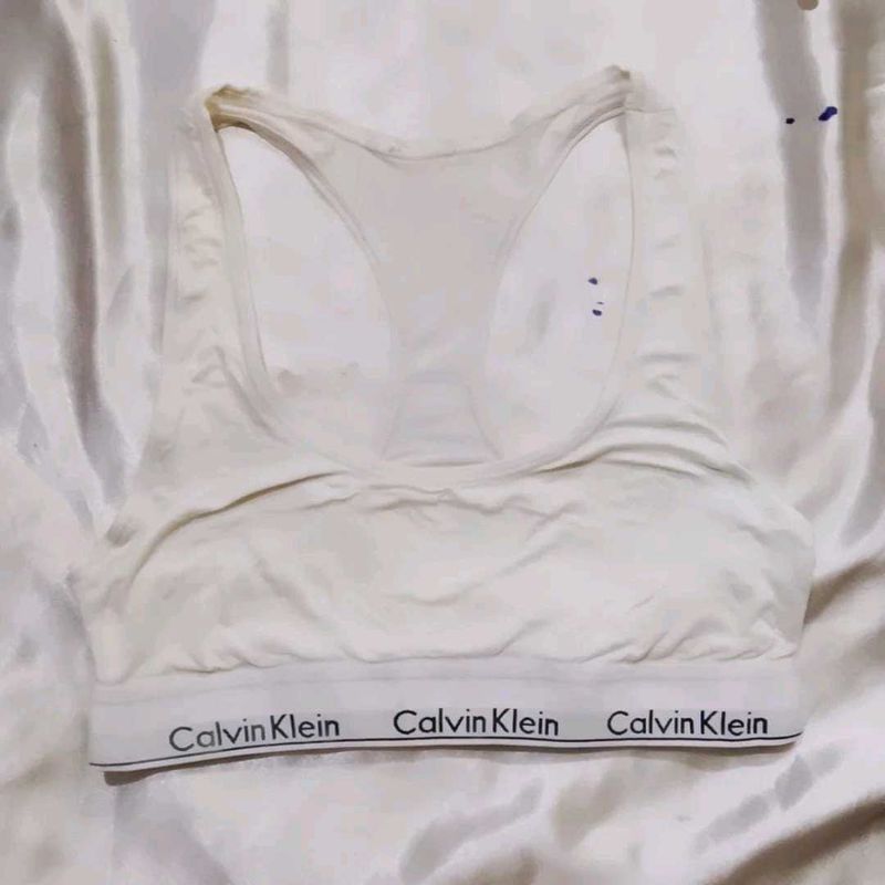 Calvin Klein White Bra