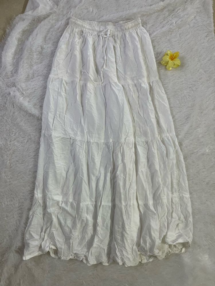 White Beach Skirt