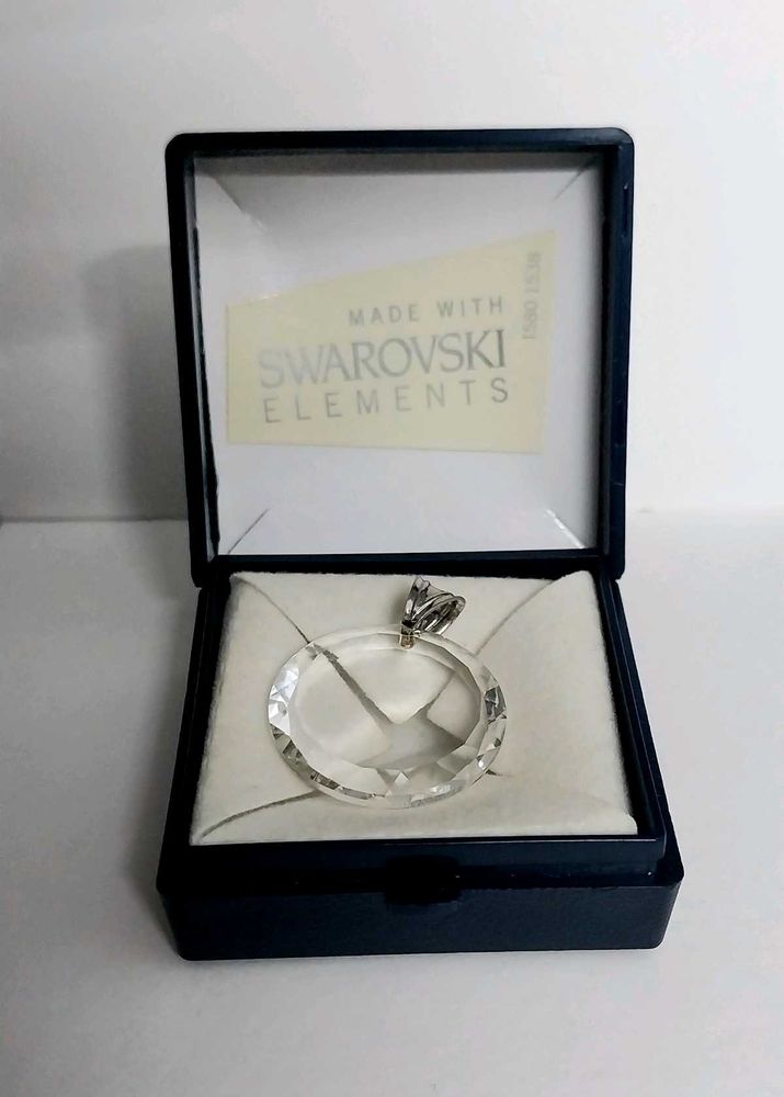 Swarovski Vintage Crystal Round Pendant