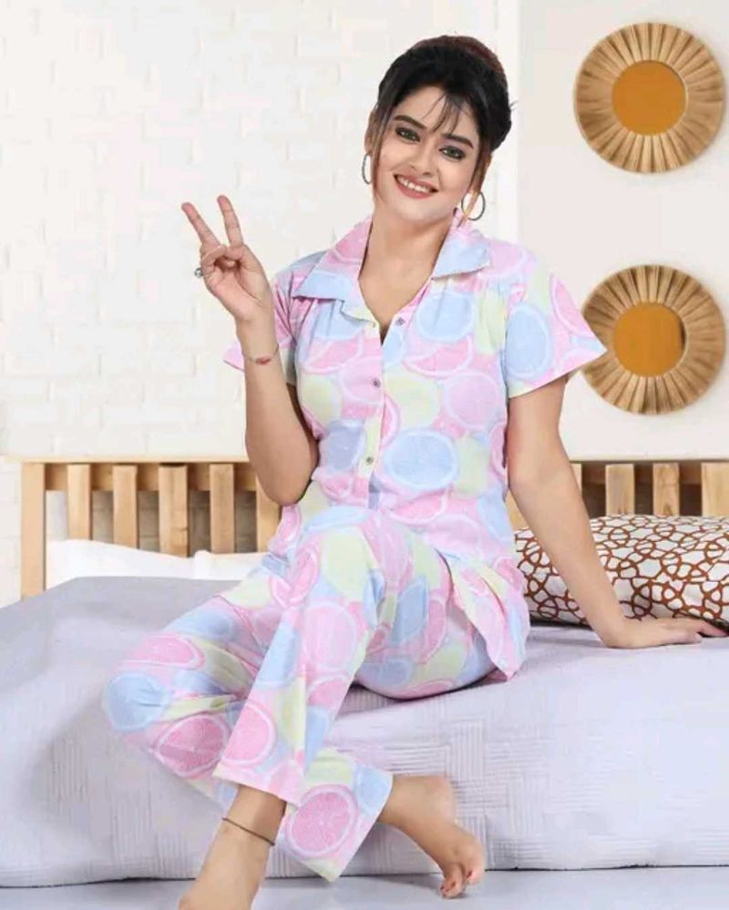 Printed🎀Night Suit Set