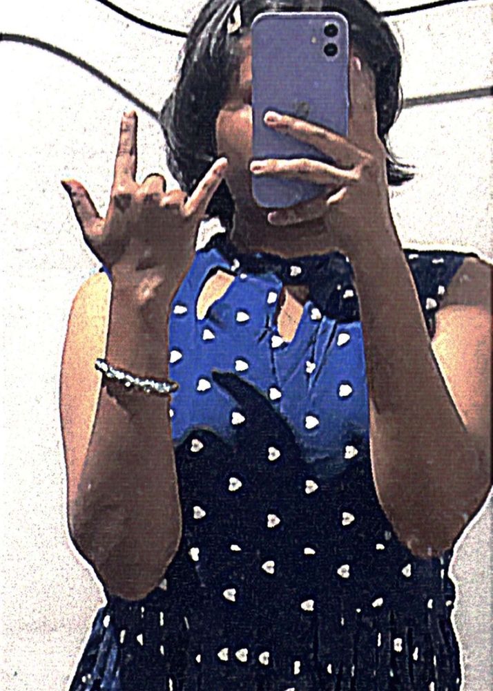 Blue Mini Dresss