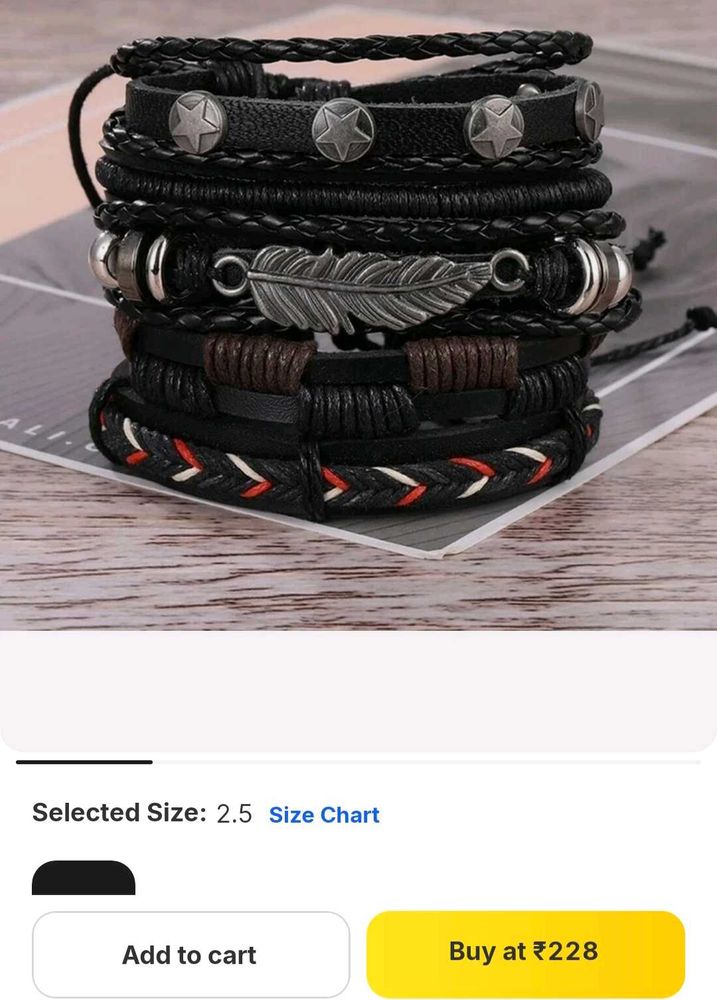 Stylish Multi-Layer Leather Bracelet Set