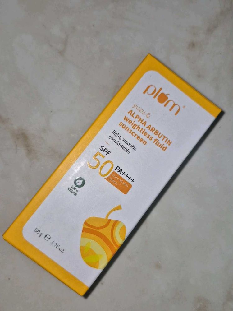 Plum Yuzu Sunscreen SPF 50