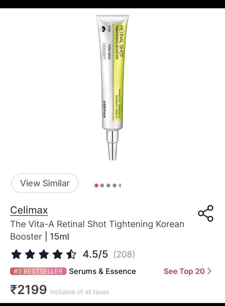 Celimax Retinal Shot Booster