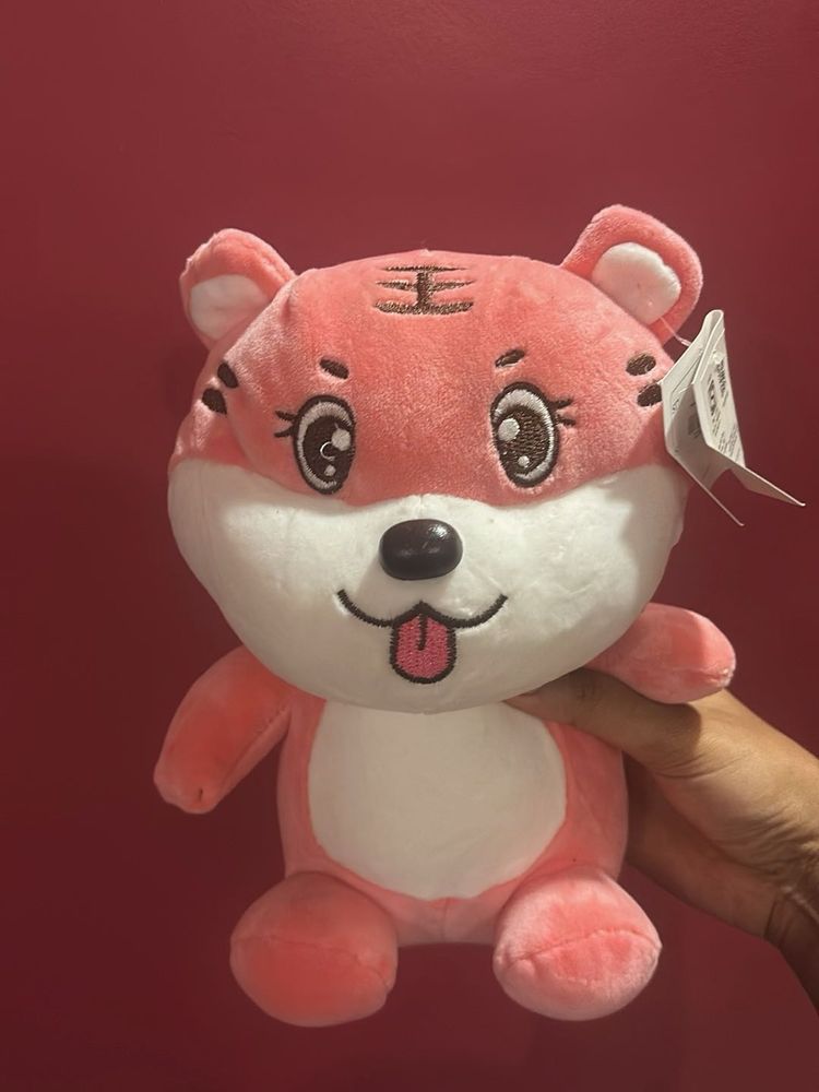 Cute Pink Tiger Plush Toy