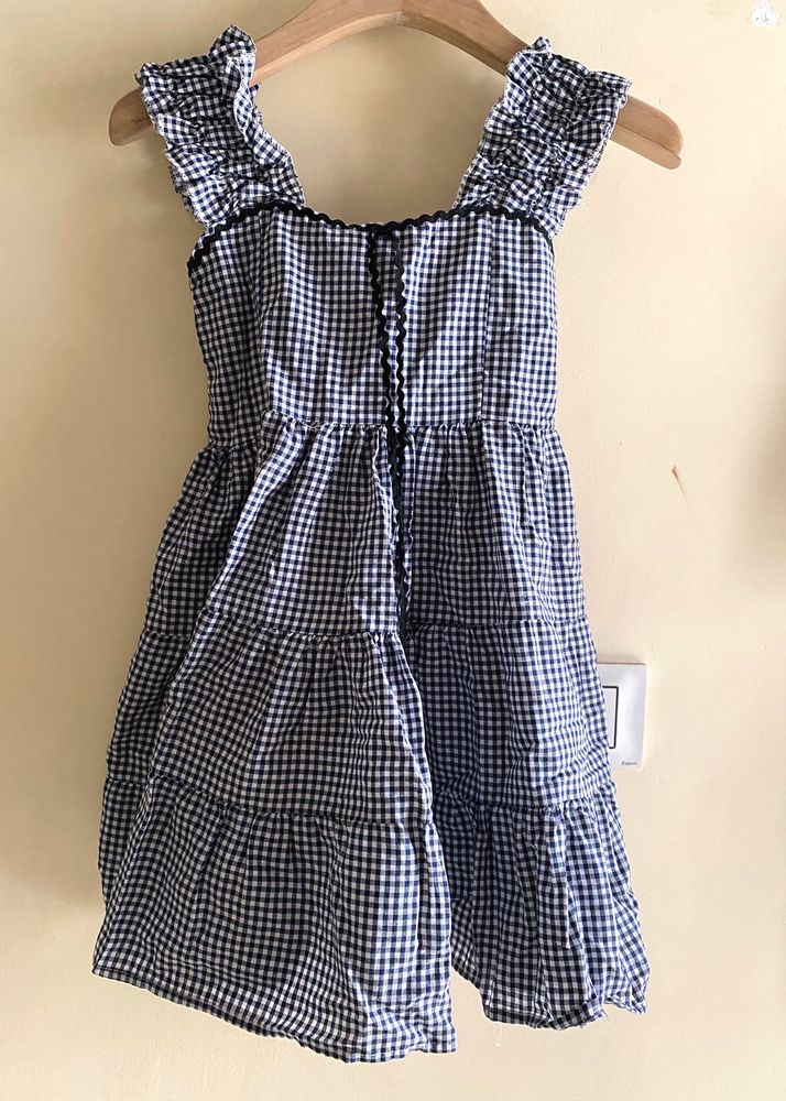 ✨ Checkered Gingham Dress
