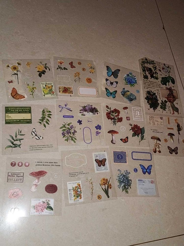 22 Sheets Of Labels