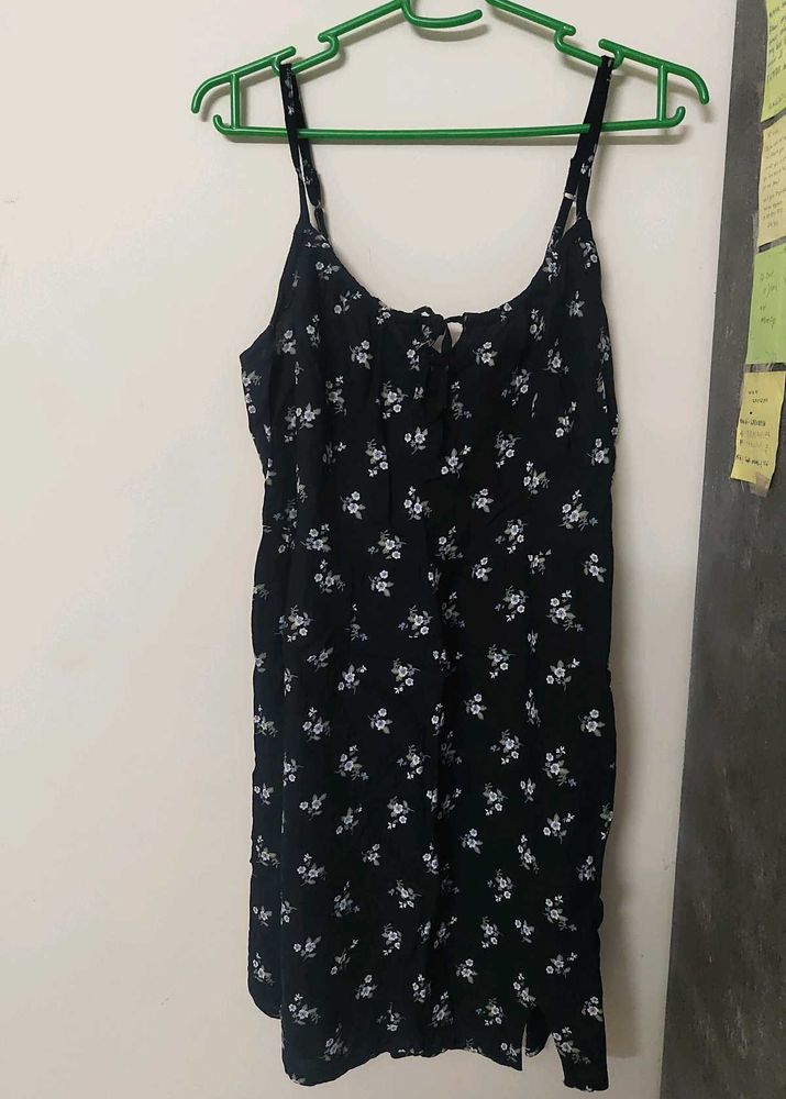 Black Floral Dress