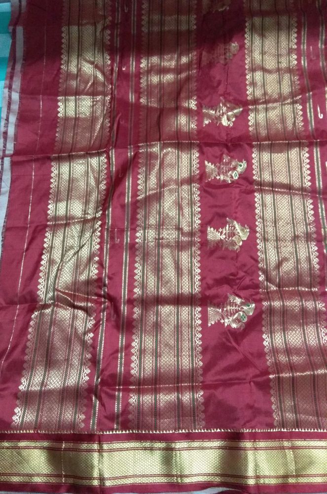 Silk saree without blouse