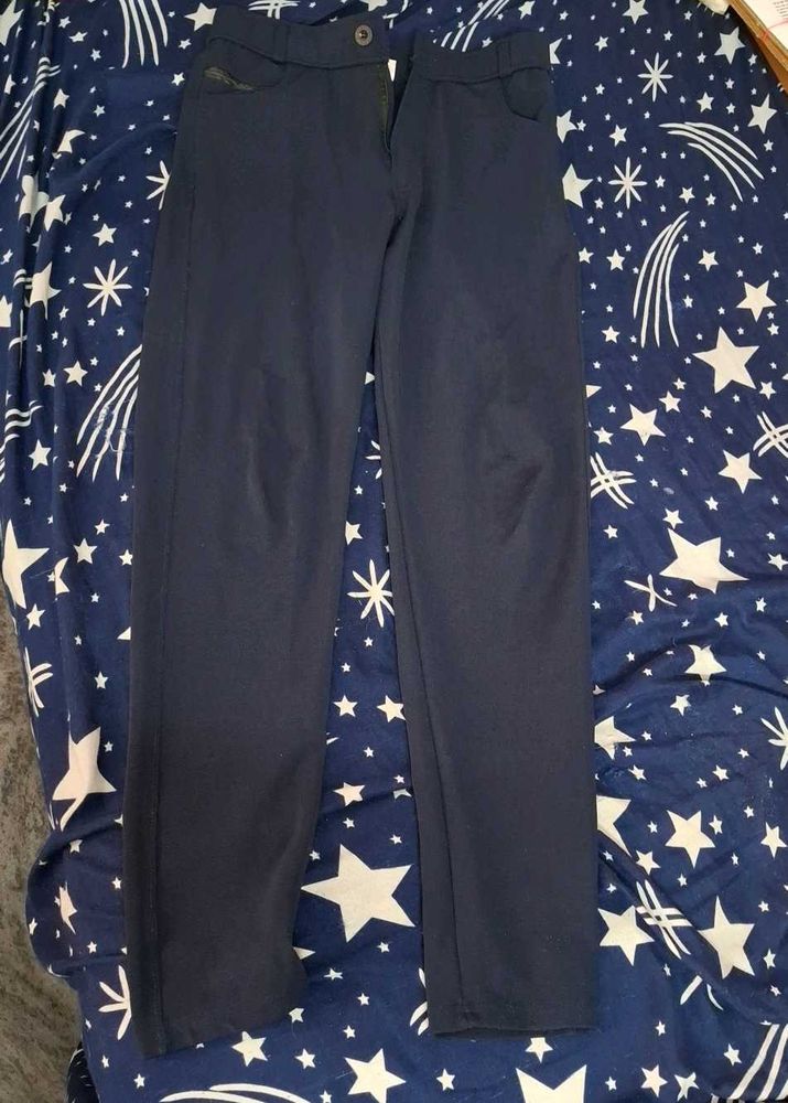 Navy Blue Comfortable Trousers