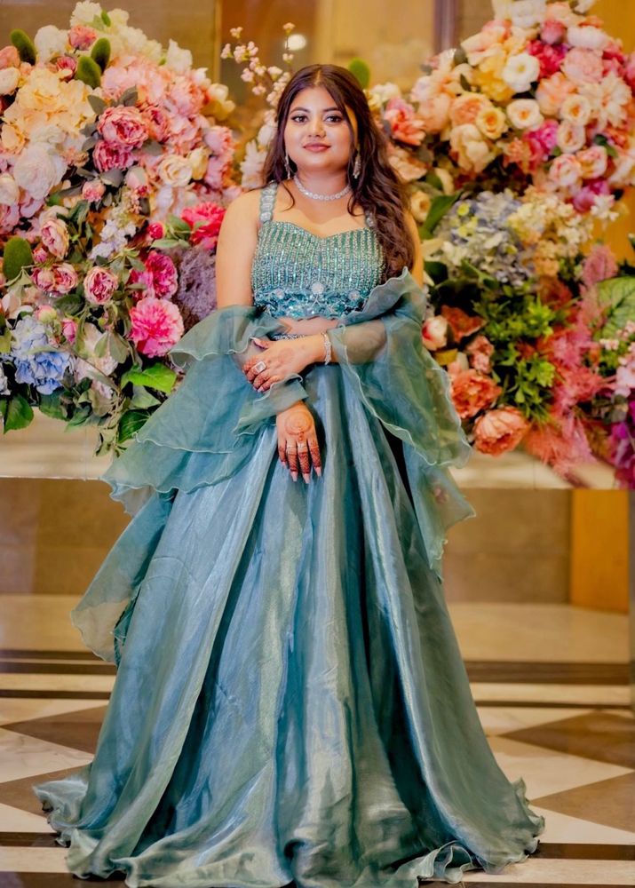 Lehanga for engagement