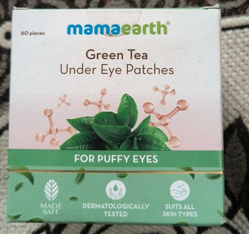 Mamaearth Green Tea Under Eye Patches (60)
