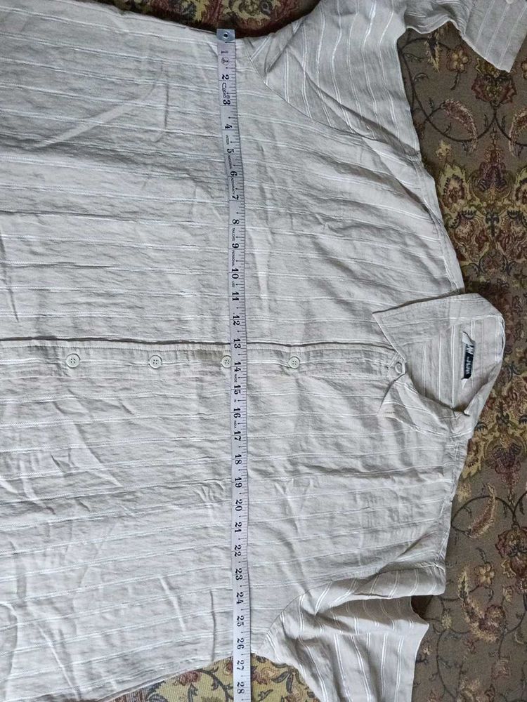 Striped Button-Down Shirt