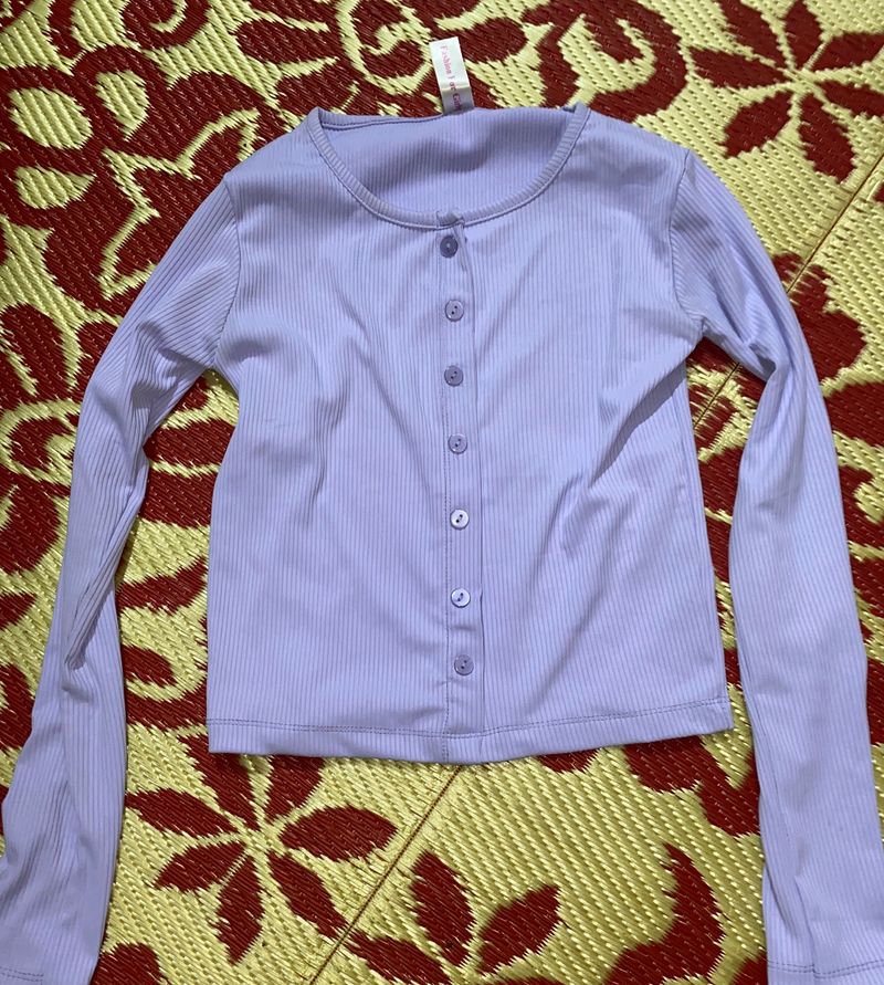 Lavender Full Sleeve Top