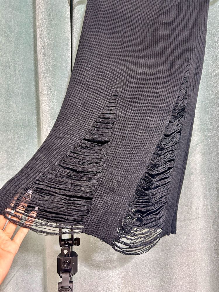 Distressed Knit Leggings