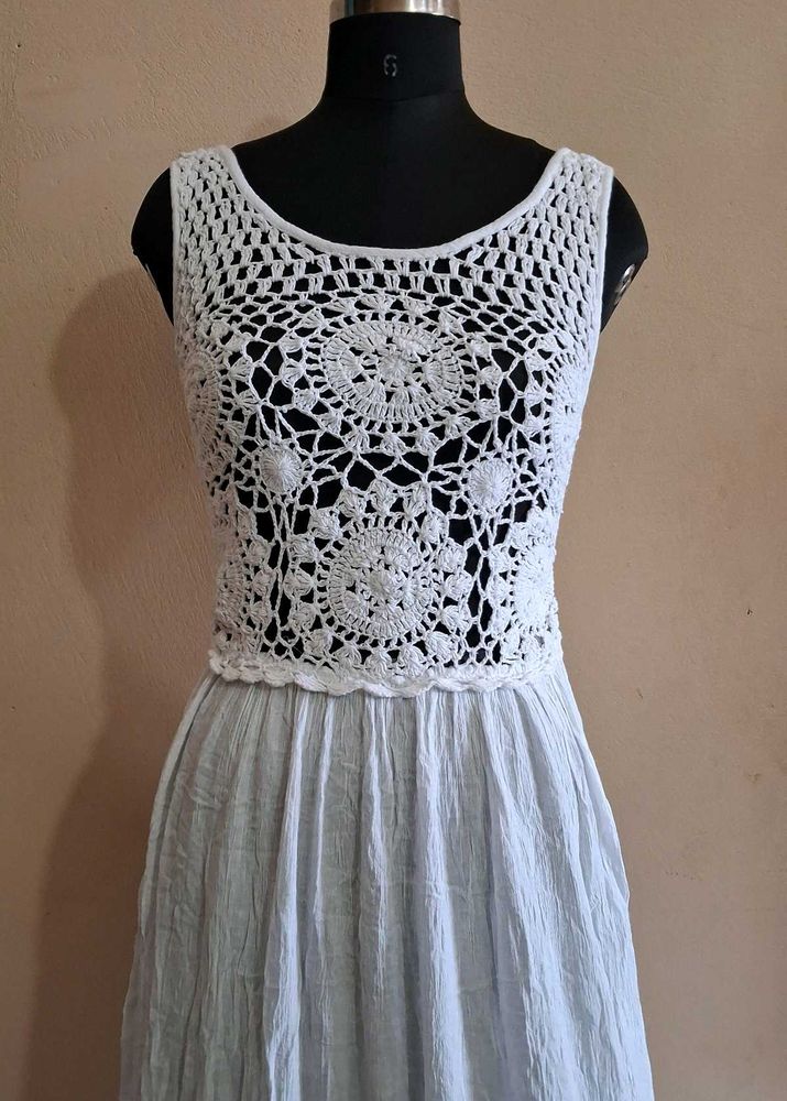 Crochet Top Dress