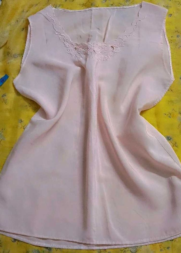 Vintage Embroidered Lingerie Top