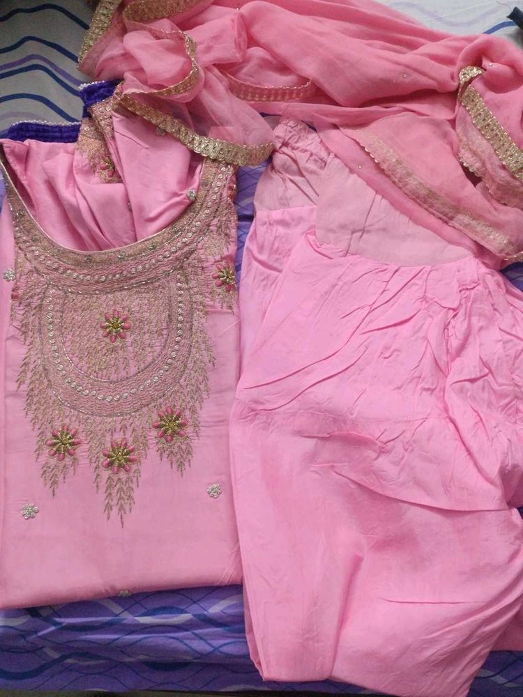 Beautiful Kurta, Churidar &amp; Dupatta Set
