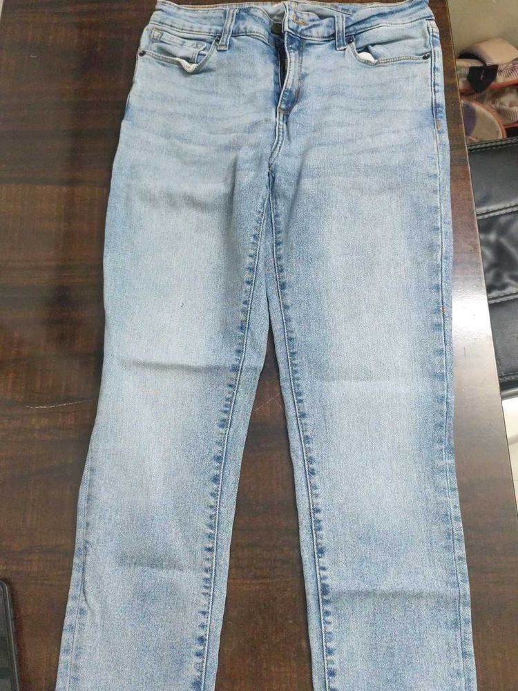 Light Wash Denim Jeans