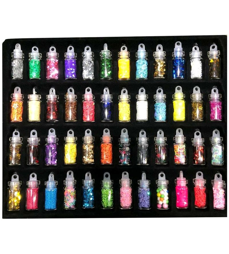 Glitter Jars For NailArt