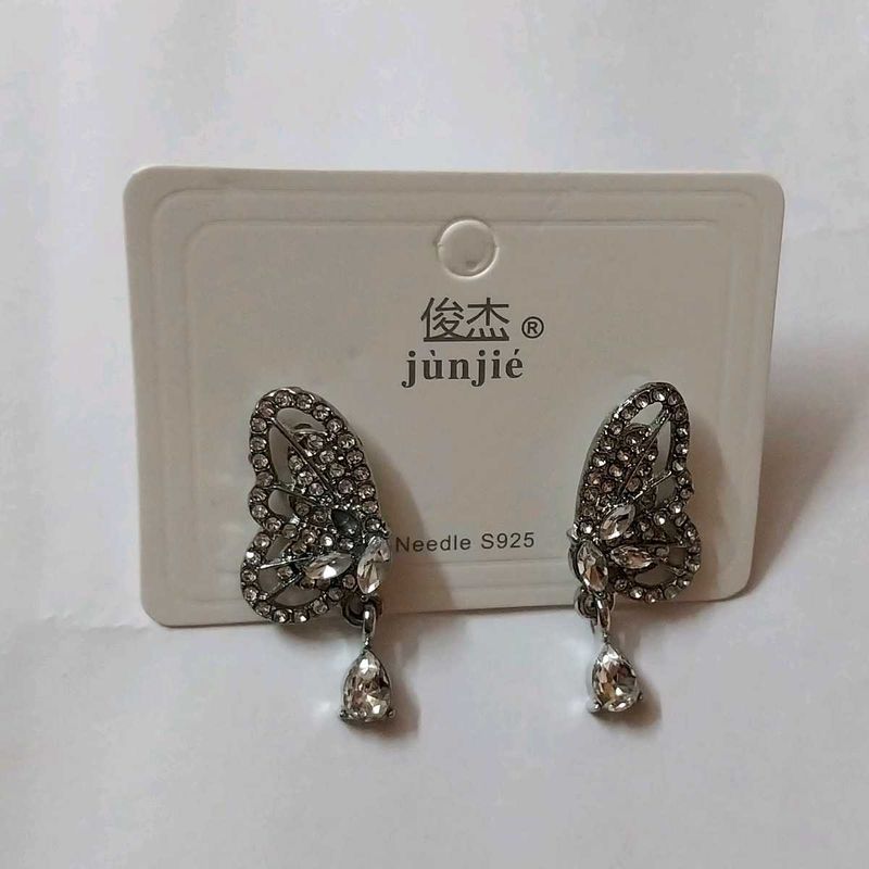 Butterfly Drop Earrings