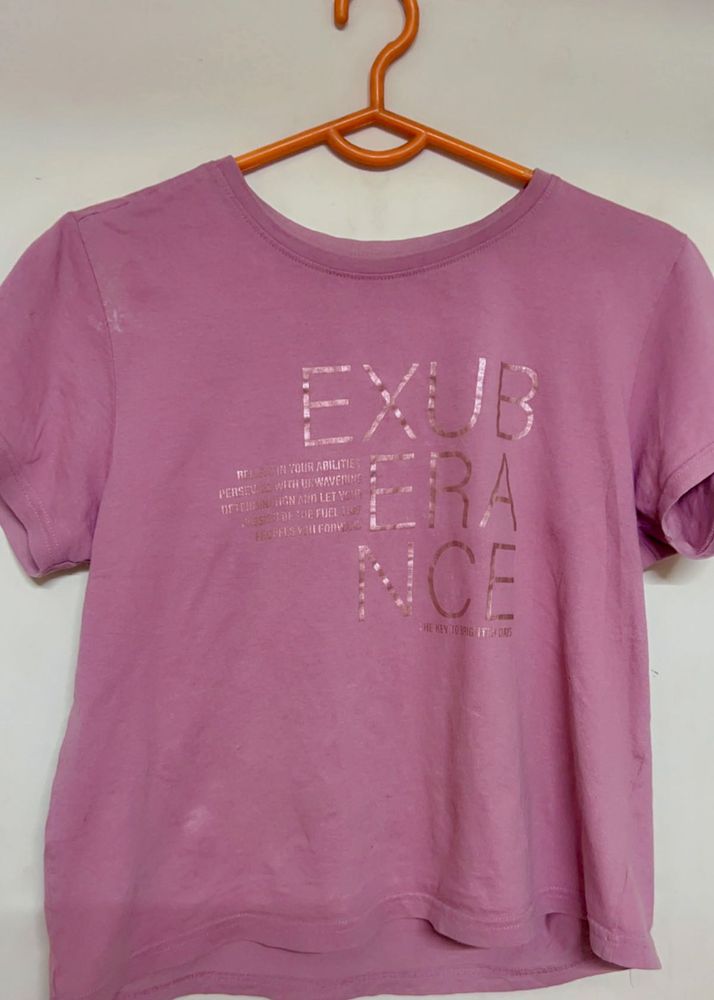 Cute Purple Graphic Tee