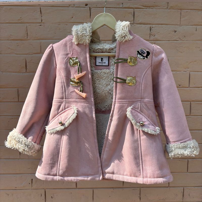 Pink Girls' Coat