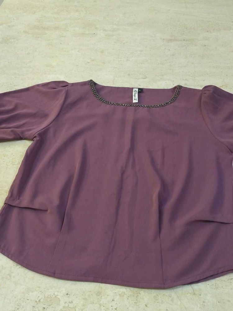 Elegant Purple Top