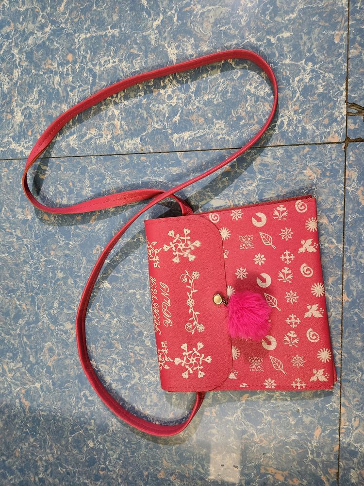 30₹ Off Beautiful Pink Colour Sling Bag