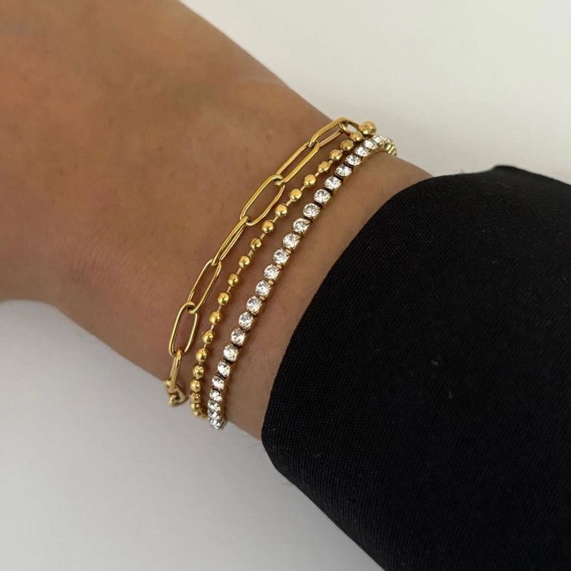 Triple Layered Bracelet Anti-tarnish Dainty