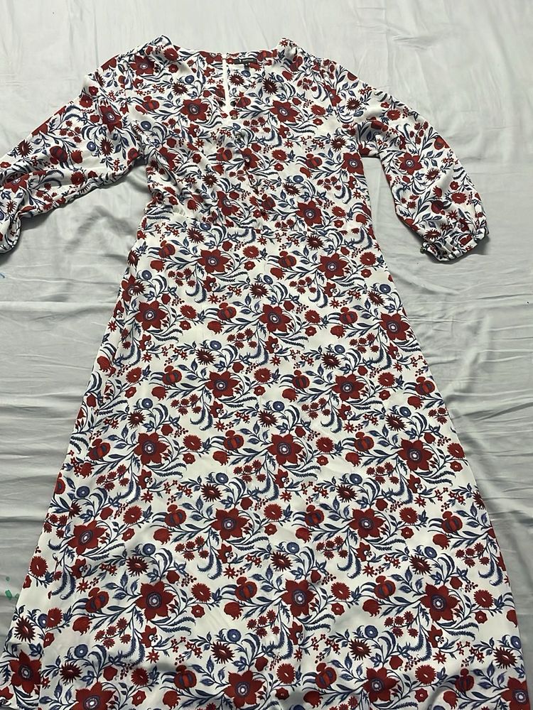 Floral Print Maxi Dress