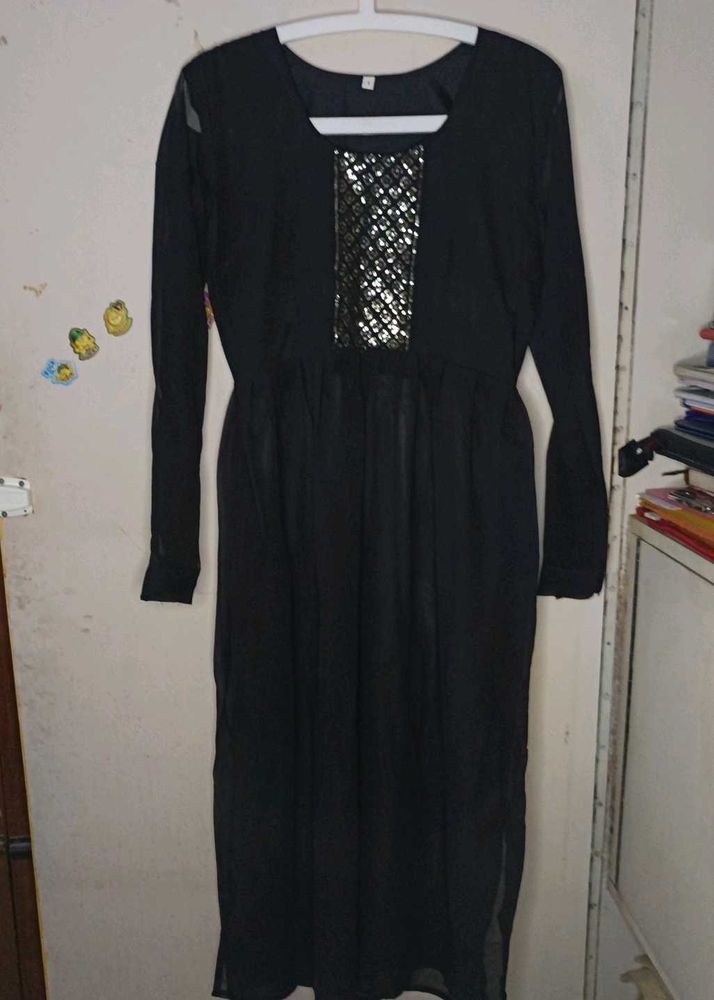 Black Naira Cut Kurti