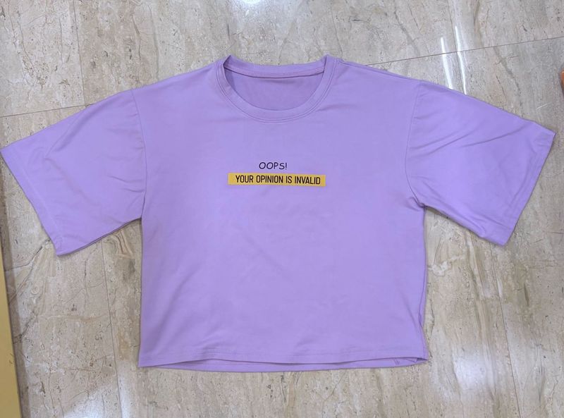 Cute Lilac Graphic Tee minion back