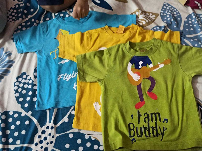 3 T-shirts Of Eurokids