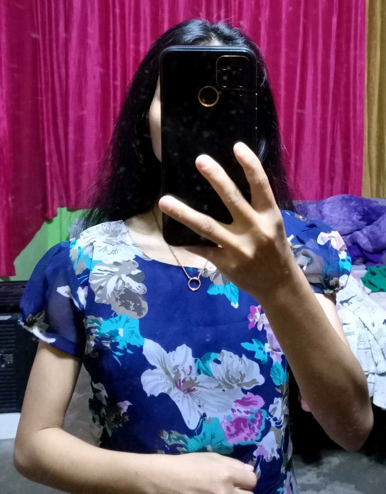 Floral Chiffon Dress