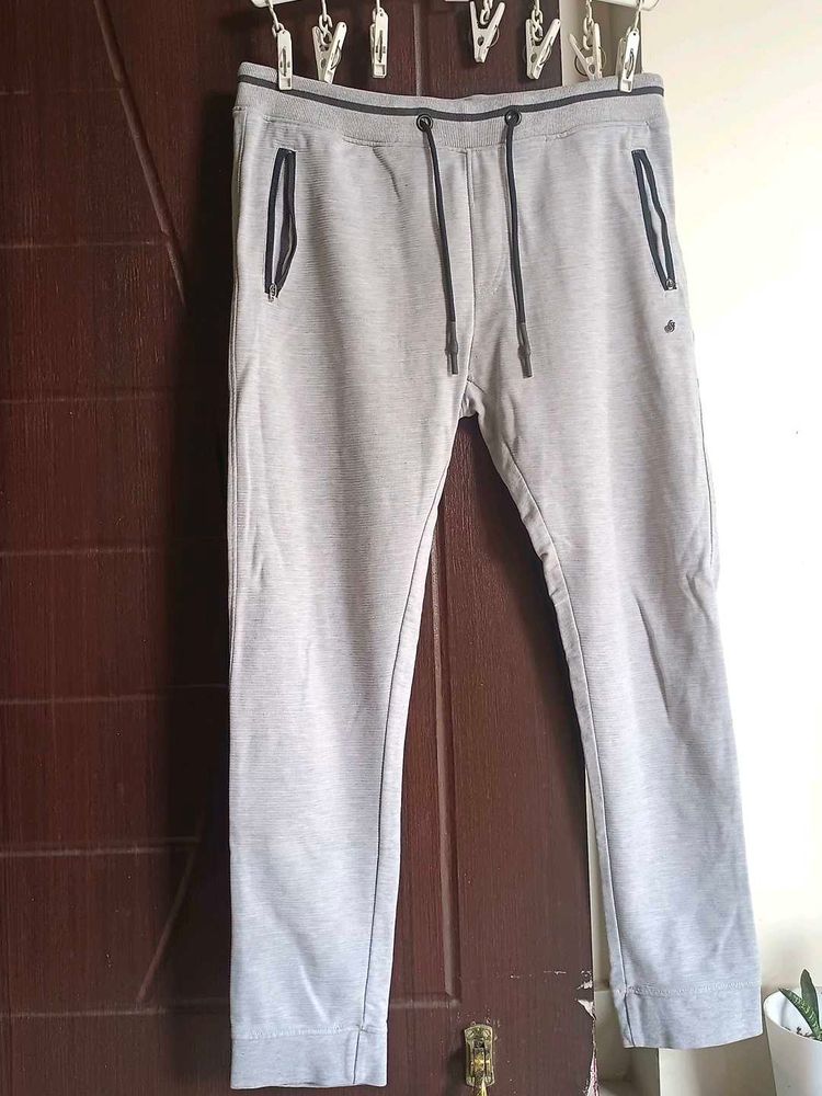 Gray Casual Joggers