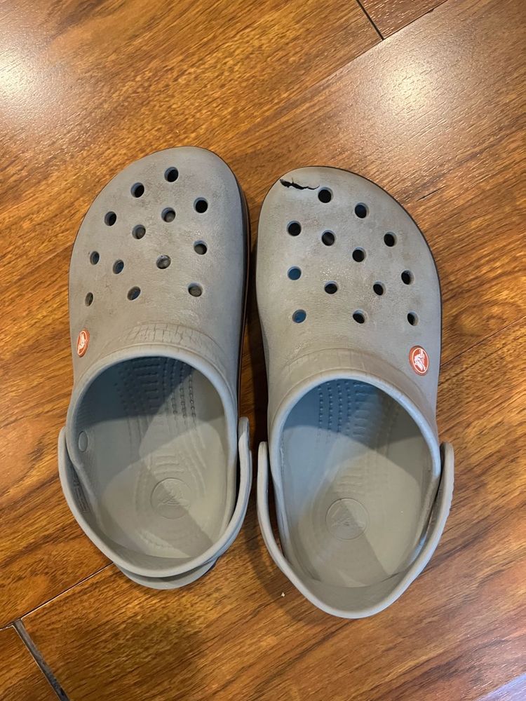 Crocs Unisex Grey Clogs