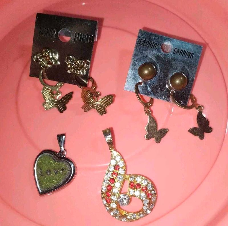 Jewelry Bundle: Earrings &amp; Pendants