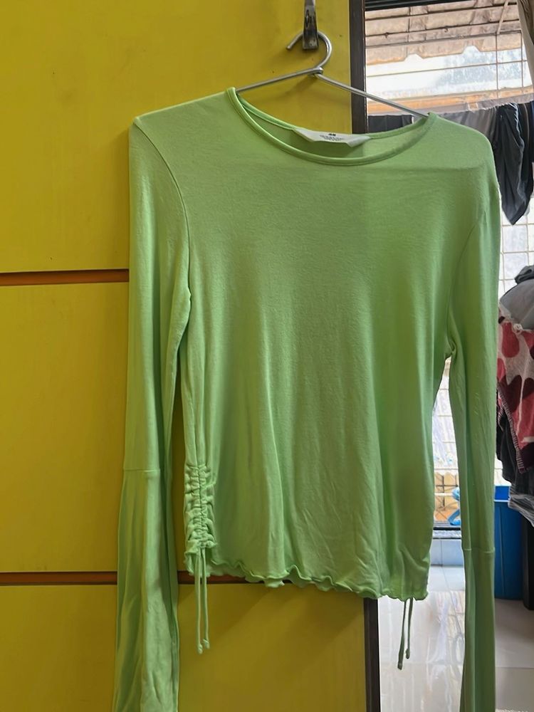 h&amp;m body fit long sleeve top