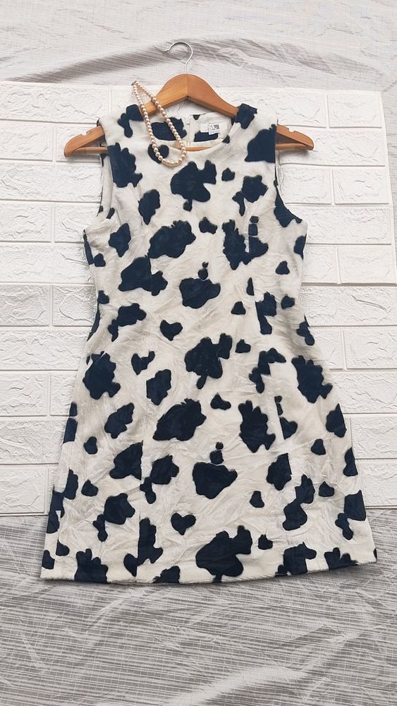 moo printed fur dress 🔥🔥