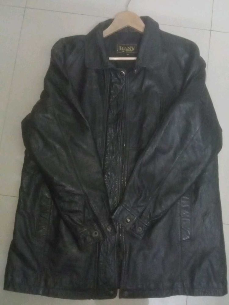 Black Long Leather Jacket