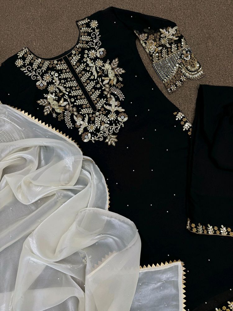 🆕️🆕️3 PIECE FANCY KURTI, PLAZZO &amp; Dupatta