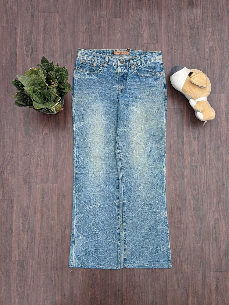 Vintage Flare Leg Denim Jeans