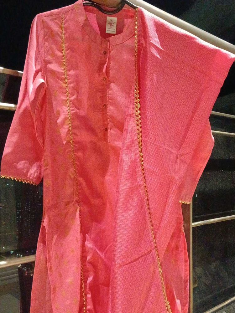 Pink Kurta Set