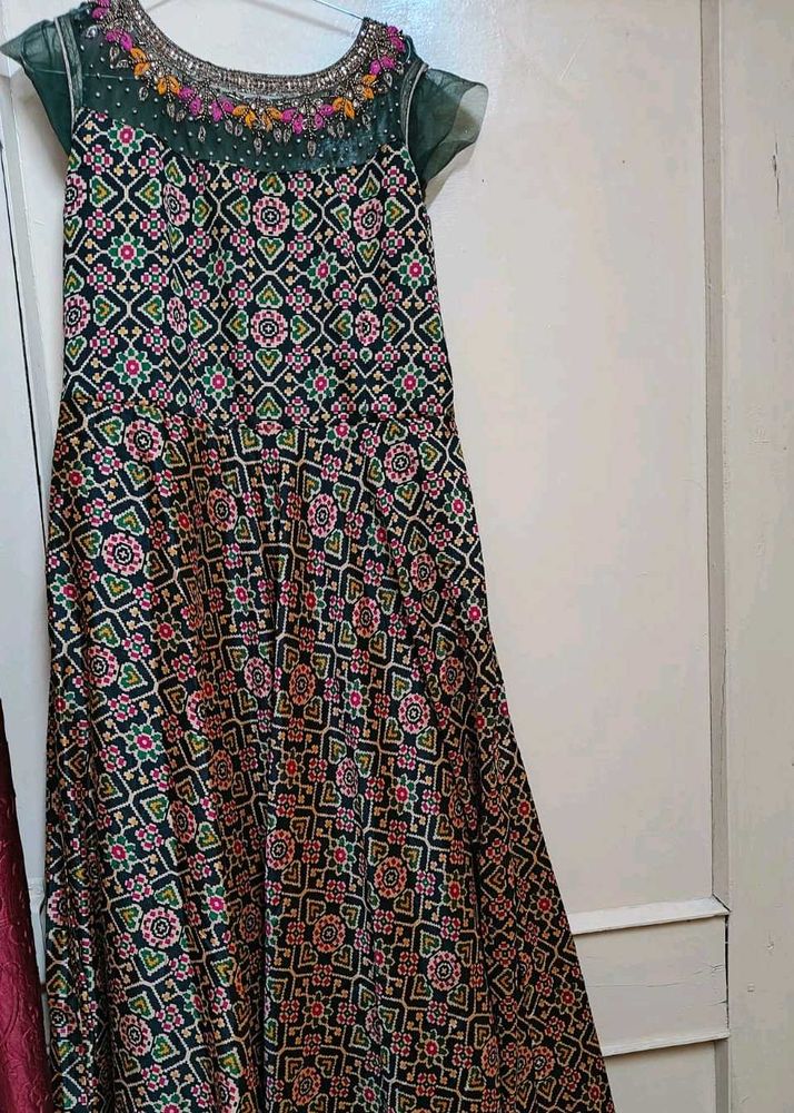 Patterned Maxi Dress